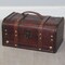 Vintiquewise Decorative Vintage Wood Treasure Box with Handle and Small Padlock QI003004.SO.LK - alternate 3